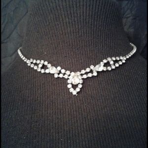 Special Occasion Necklace / Choker Rhinestone